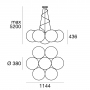 Linealight lampada a sospensione Oh! PM5 E27 46W