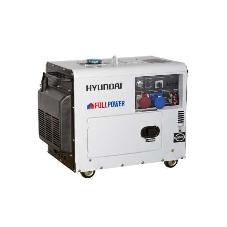 Three Phase Full Power Diesel Silenced Generator 6 kW Hyundai 65230