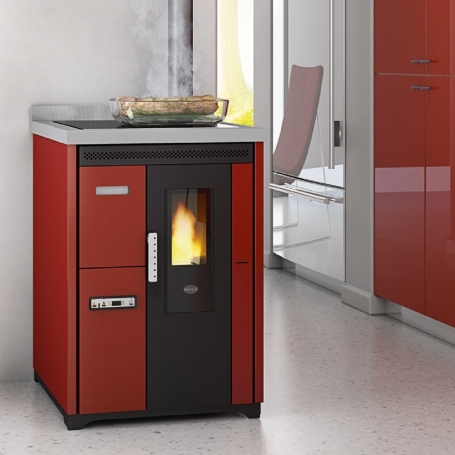 Stufa a pellet forno