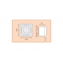 LUX L150 wall exhaust fan with adjustable humidity sensor 3